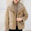 Fashion Winter Woman Parkas Loose Thick Warm Faux Fur Jackets Women's Coats