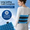 13”x 22” Large Ice Pack for Back/Waist/Knee Reusable Cold/Hot Pack for First Aid Sports Swelling Bruises Injuries Hot/Ice Mat