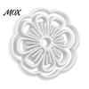 Easy Release Pastry Stamps 3D Printed Flower Cookie Cutter, Petal Patterns Safe PLA Mold, Daisy Pattern Embossing Tool Reusable DIY Clay Crafts