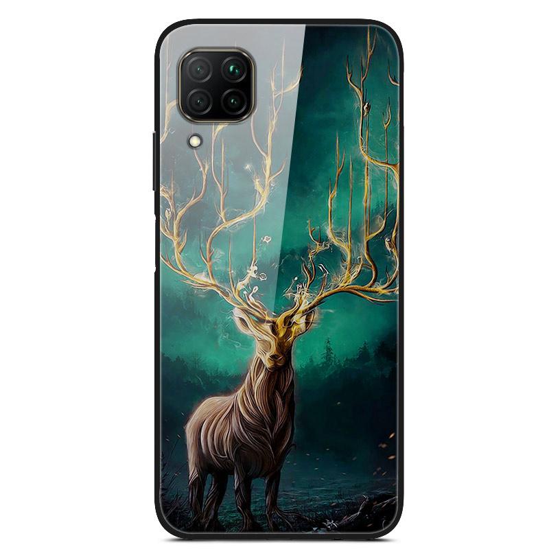 Luxury Cover Case for Huawei P40 Lite Tempered Glass Cover for Huawei P40 Lite E Phone Case for Huawei P 40 Lite Coque P40Lite E