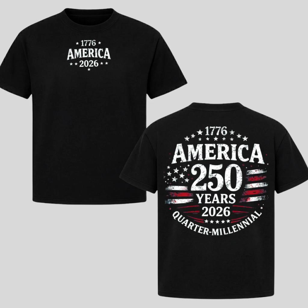 America 250th Anniversary 1976 - 2026 Relaxed Fit Tee - Political T-Shirt