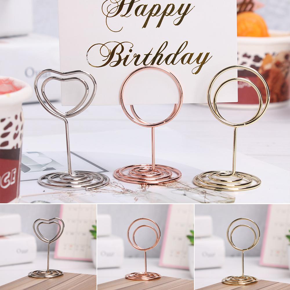 Принадлежности Зажим для бумаги Украшение рабочего стола Место Зажимы для карт Подставка для фотографий Зажимы Держатель для номеров стола