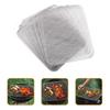10PCS Square Food Cooking Screen Thickened Disposable BBQ Topper Grill Mesh Mat Grill Accessories