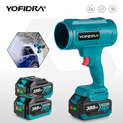 YOFIDRA электрический воздуходув турбореактивный вентилятор мощный воздушный пистолет ручной снегоочиститель автомобильный сушилка для листьев инструмент для сдувания пыли для Makita 18 В аккумулятор