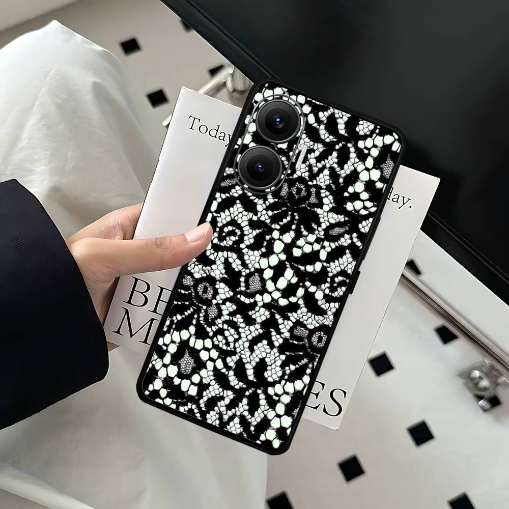 Чехол для телефона в кружевном стиле для крутой девушки для Xiaomi Mi 5X 8 9 10 11 12 Lite Pro 10T PocoX3pro PocoM3 Note 10 Pro Lite