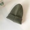 Модная однотонная универсальная вязаная шапка для мужчин и женщин, повседневная модная ретро-трендовая термошапка, шерстяная холодная шапка