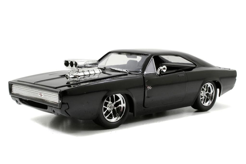 JADA Toys Форсаж Машинка из литого металла в масштабе 1/24: DODGE CHARGER R/T 1970 года ДОМА