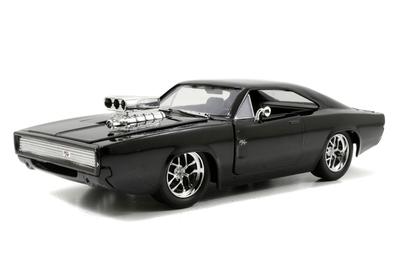 JADA Toys Форсаж Машинка из литого металла в масштабе 1/24: DODGE CHARGER R/T 1970 года ДОМА