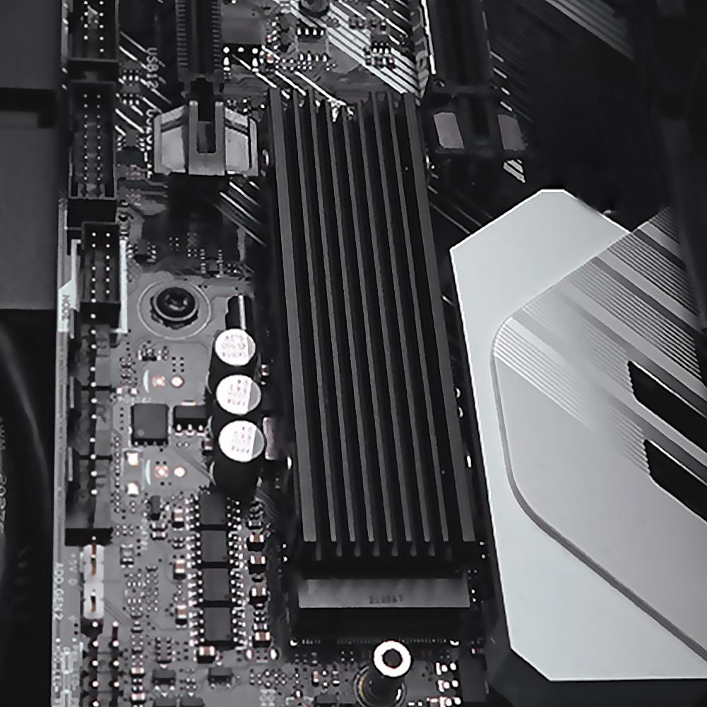 M.2 2280 SSD Охладитель Радиатор Алюминиевый сплав Охладитель Радиатор Теплостойкость с Термосиликоновой прокладкой для игровой консоли PS5