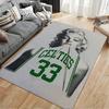 "Retro Celtics 33 Decor Rug" suitable as a non-slip mat for the living room or bedroom sofa