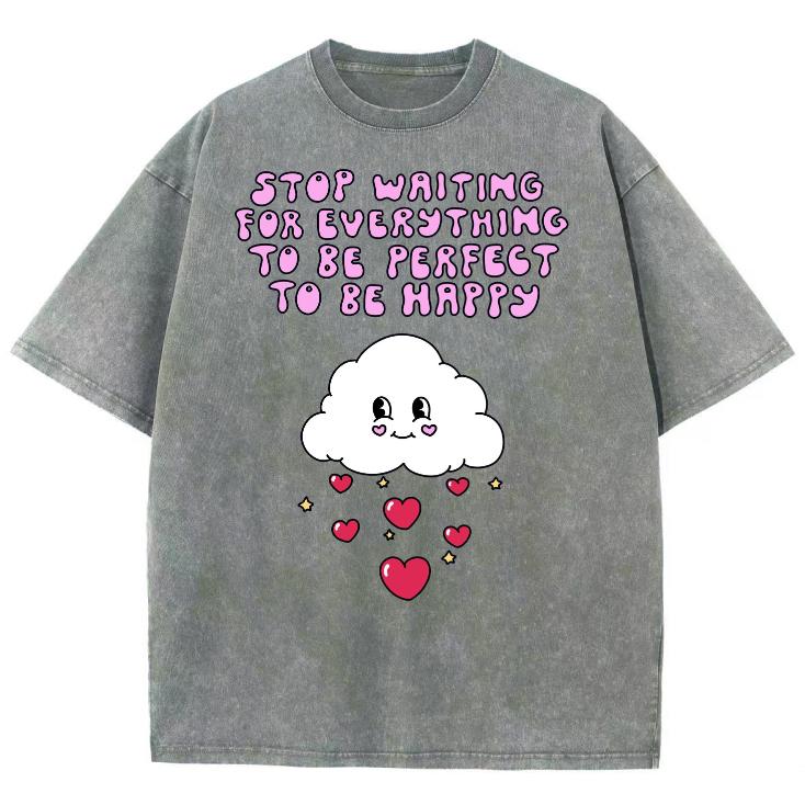Футболка женская с принтом «облако и любовь» в виде милой девушки, свободная, унисекс, для пар, с коротким рукавом, Y2K, милая, для девочек, повседневный топ