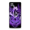 Art Purple Butterfly Phone Case Cover for Redmi 14C 10C Note 15 14 13 12 10 11 K40 Pro Plus 5G Soft TPU Shockproof Shell Fundas