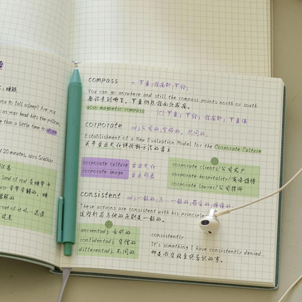 Thickened Leather Square Notebook, Handbook, Student Diary, Girl's Notepad, Travel Journal, Blank/grid Inner Pages, 100 Sheets 200 Pages