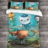 Аниме Октонавты Комплект постельного белья для мальчиков и девочек Твин Queen Size Пододеяльник Наволочка Кровать Дети Взрослые Мода Домашний Текстиль Текстиль