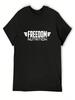 Freedom Nutrition White Logo T-Shirt Plus Size Clothes Blacks Tees Designer T Shirt unisex