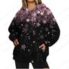 Цветочный 3D-принт с капюшоном Женская мода Большие толстовки Женские толстовки Цветочное пальто Повседневная толстовка с капюшоном Пуловер Женская одежда