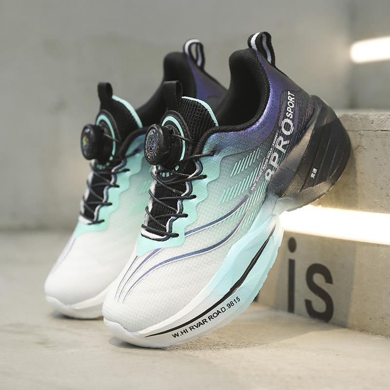 Sports Comfortable Footwear Lightweight Sports Shoes Gradual Change Color Free Basketball Shoes Casual Classmates Boys Students Girls Ball