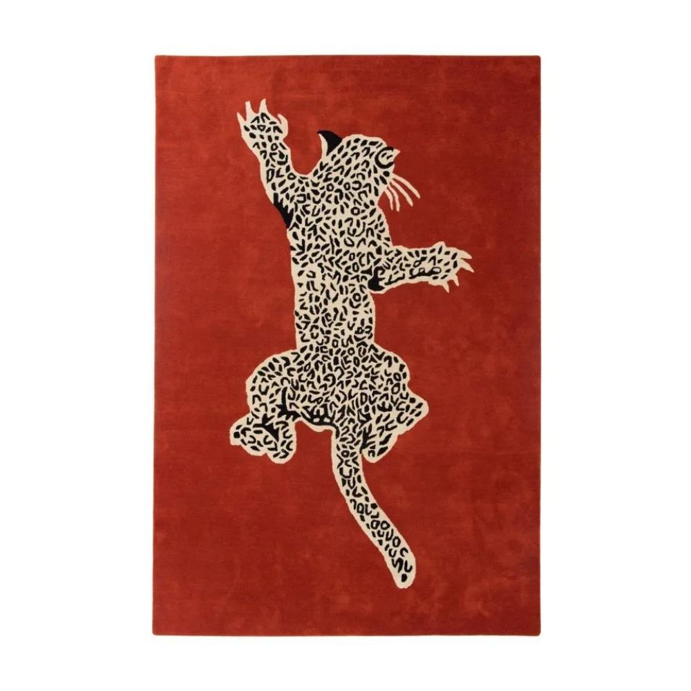 Boho Vintage Tiger Tropical Jungle Area Rugs Accent Oriental Carpet for Bedroom Kitchen Living Room Indoor Entrance Doormat