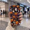 Чехол для телефона с волнистым краем для iPhone 16 15 14 Pro Max 13 12 11 Mini XR XS SE Милый Хэллоуин Тыква Призрак