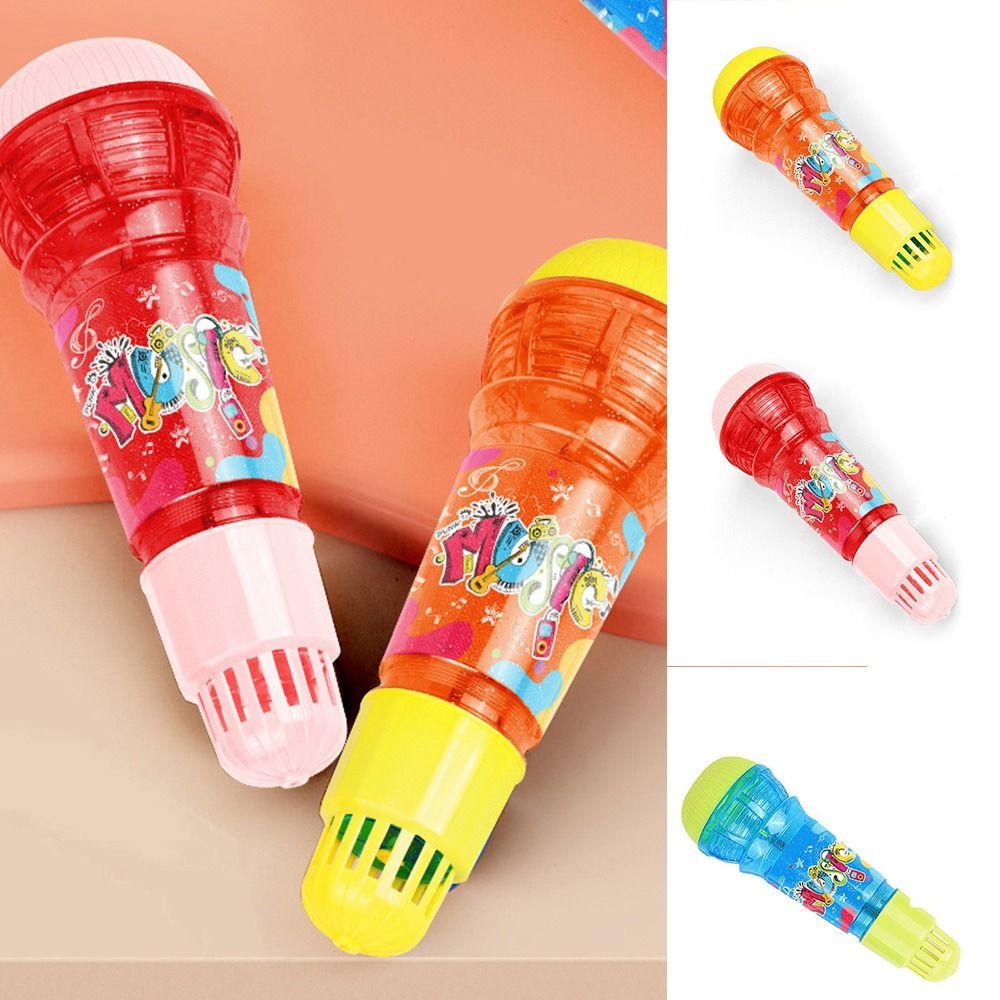 Multicolor Kids Echo Microphone Large Size Singing Song Toy Funny Karaoke Toy Kindergarten Toy