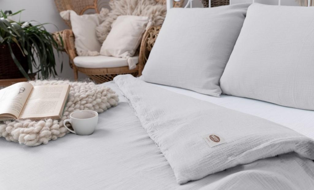 Cotton muslin bedding (160x200-1,70x80-2)