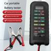 12V 24V Car Battery Tester Fault Detector Diagnostic Tools LED Indication Battery Checker for MotorcycleTruck Portable
