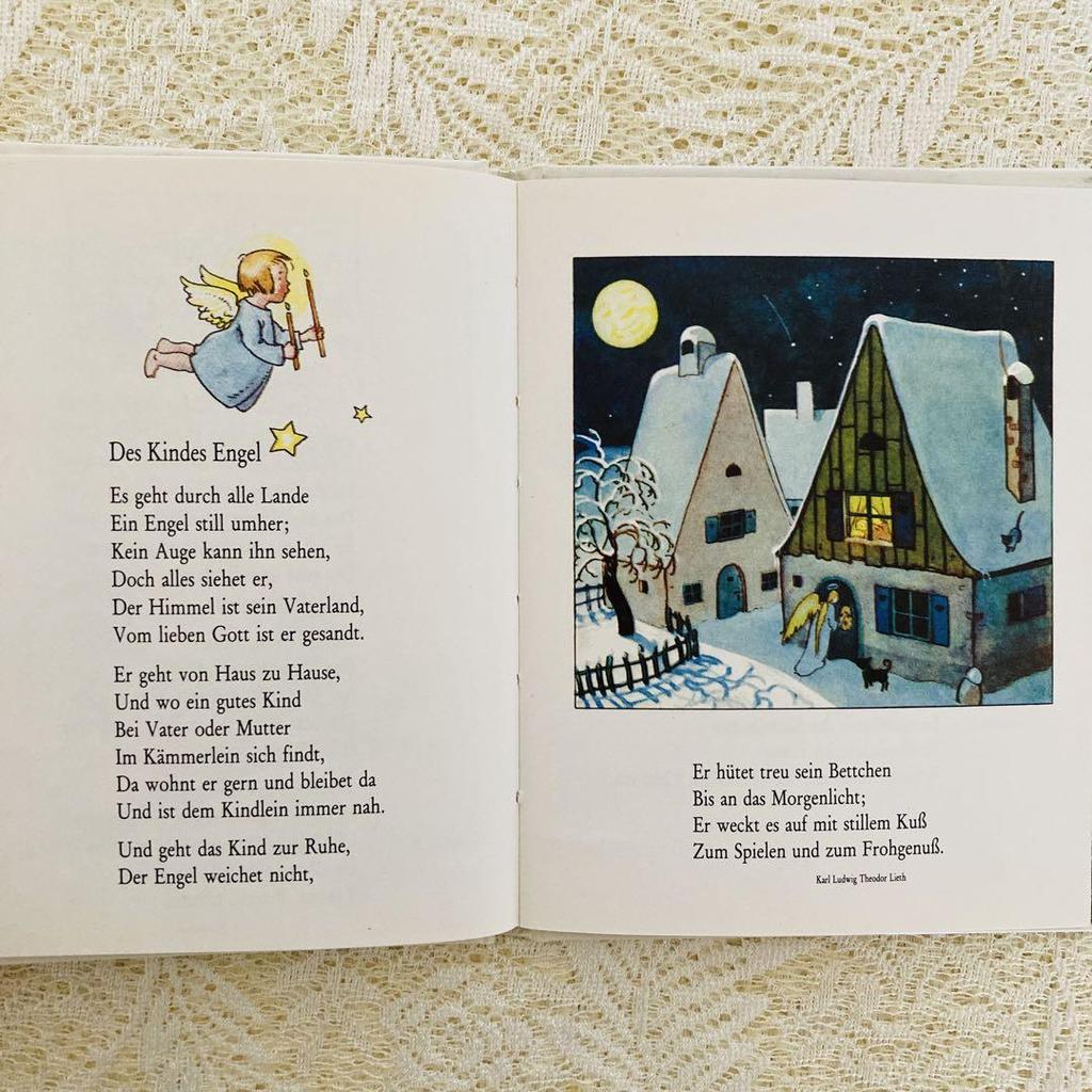 [USED] Foreign books, old books, German poetry picture books, soft illustrations by Erzeven Zwietor