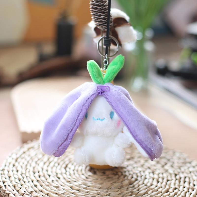 Cute And Charming Fruit Bunny Plush Toy Adorable Carrot Strawberry Turn Into Rabbit Plush Toy Children Birth Date Xmas Present peluches pequenos
