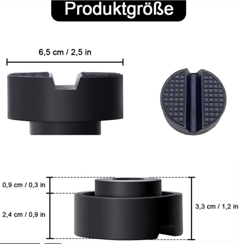 Подставка для домкрата для автомобиля Резиновые накладки Колесная тележка Прорезной напольный адаптер для рельс Инструменты для ремонта Lexus Subaru Fiat Volvo