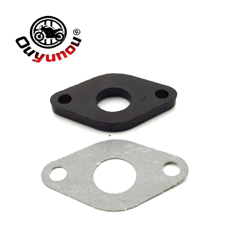 Ouyunou 17mm Carburetor Carb Intake Gasket For GY6 50cc Moped Scooter Parts