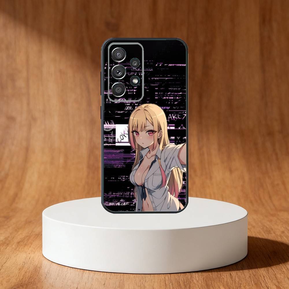 Чехол для телефона M-Marin Kitagawa для Samsung S25, S24, S21, S22, S23, S30, Ultra, S20, Plus, Fe, Note, 10, 9, 5G Черный