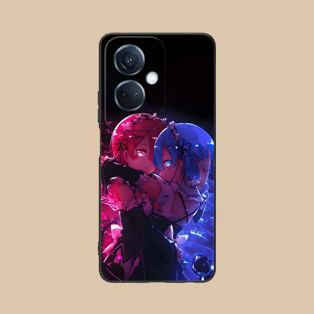 Чехол для мобильного телефона ReZero Rem Ram из матового ТПУ для OPPO Find X9 X8 X7 X6 X5 X3 X2 Plus s Pro Ultra Lite, цветная печать