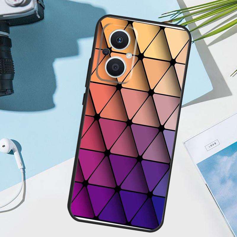 Геометрический Абстрактный Кристальный Чехол Для OPPO Reno 14 Pro 10 11 12 13 14F 13F 12F 11F 7 8 Lite OPPO Find X9 X6 X5 X8 Pro Чехол