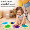 Colorful Liquid Flow Hexagon Flooring, Kids Sensory Play Mats For Preschool