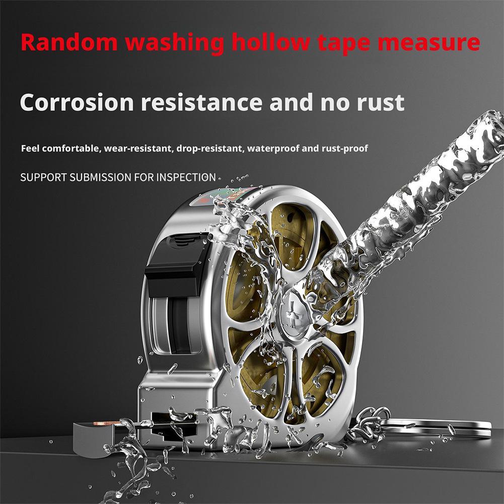 Мини рулетка 2 м выдвижная легко читаемая брелок измерительная лента, дюймовая/метрическая шкала карманная рулетка для инженера