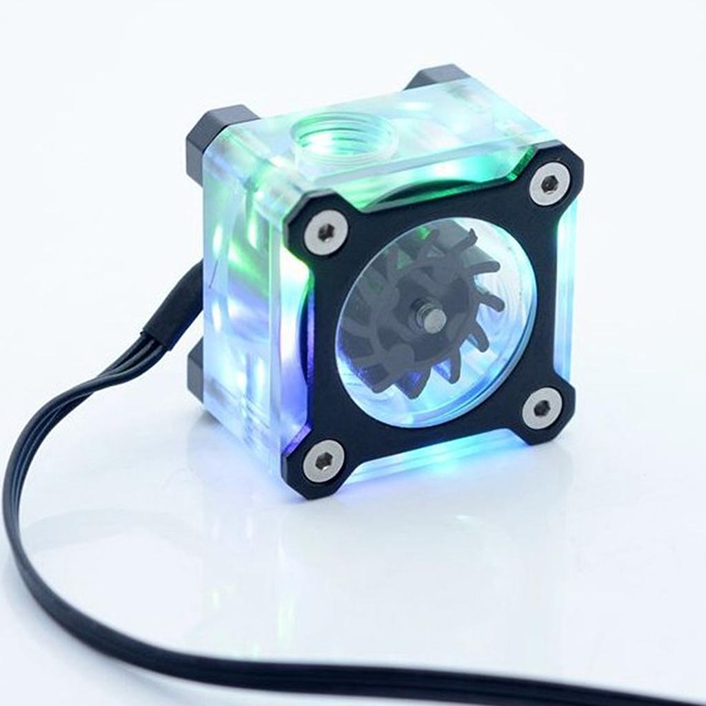 R3 RGB Colorful Computer WaterCooling Water Flow Meter G1 4 Female Thread Computer Accessories