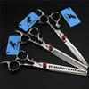 Profional Pet Dog Groomg Scissors 7.0 Ch Sharp Cuttg Thng Straight Shears High Quality Stal Steel Pet Scissors