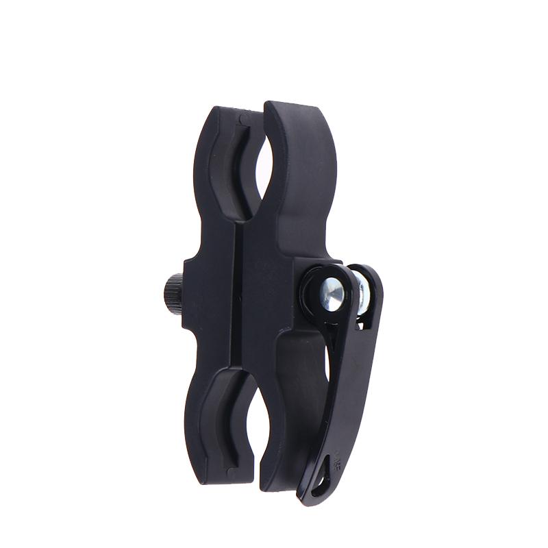 Tactical Flashlight Mount Bracket Adjustable 25-30mm Dia Clip for Patrol Hunting Camping Outdoor Adventure