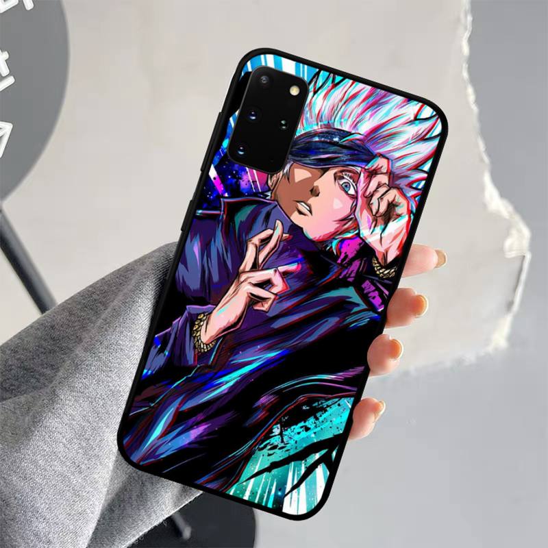 Чехол для телефона с изображением аниме Art Jujutsu Kaisen Gojo Demon Slayer для Samsung S21 S10 Lite S20 Ultra S9 S8 Plus S7 S6 Edge S5