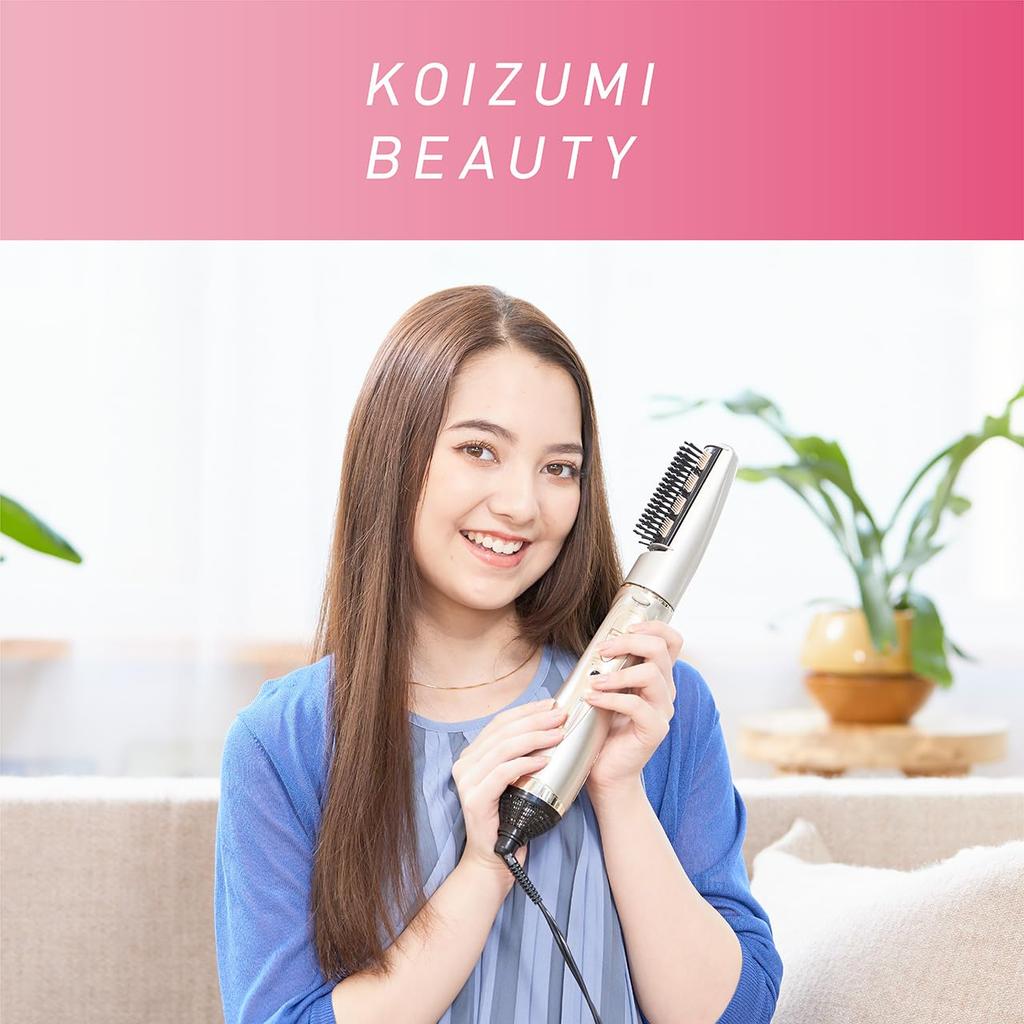 Koizumi Curling Dryer Twin Negative Ion International Compatible Lightweight Slim Gold KDD-0053/N
