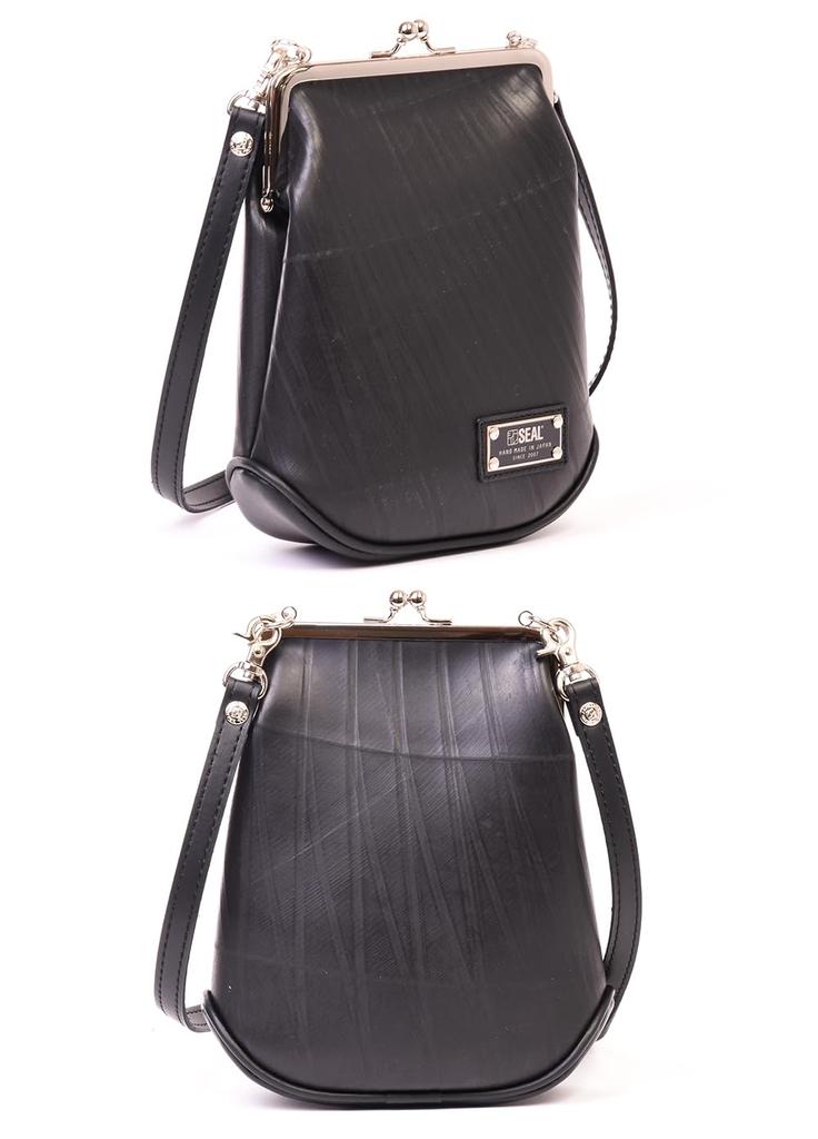 Сумка через плечо SEAL Kisslock с застежкой, сумка через плечо, мини-сумка через плечо, маленькая водонепроницаемая мужская PS-194BK