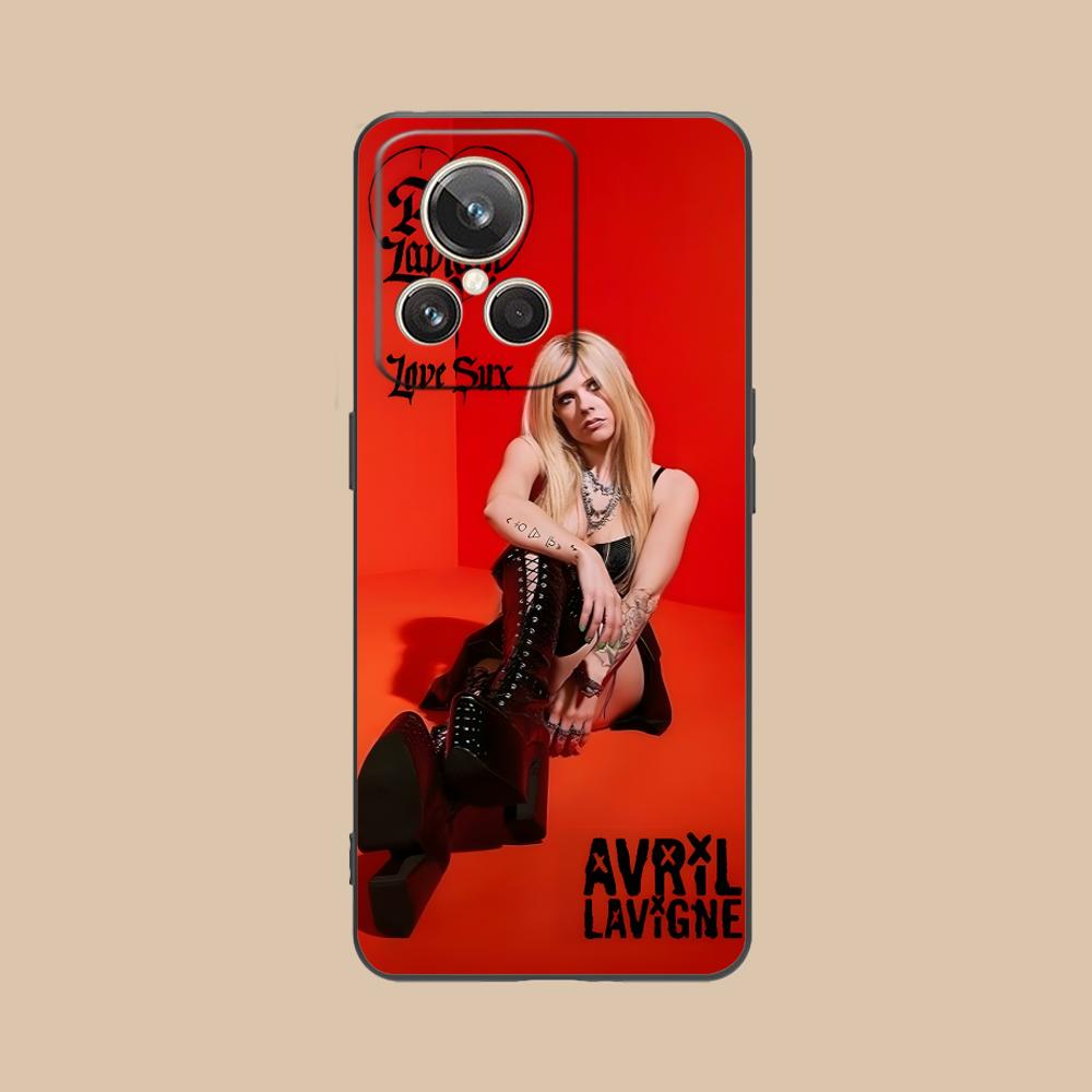 Матовый чехол из ТПУ Avril Lavigne для мобильного телефона Realme 15 14 13 12 11 10 9 Pro Plus T i Lite 5G, цветная печать