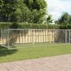 Vidaxl Клетка для собаки, с дверью, серая, 6x2x1,5 м, сталь