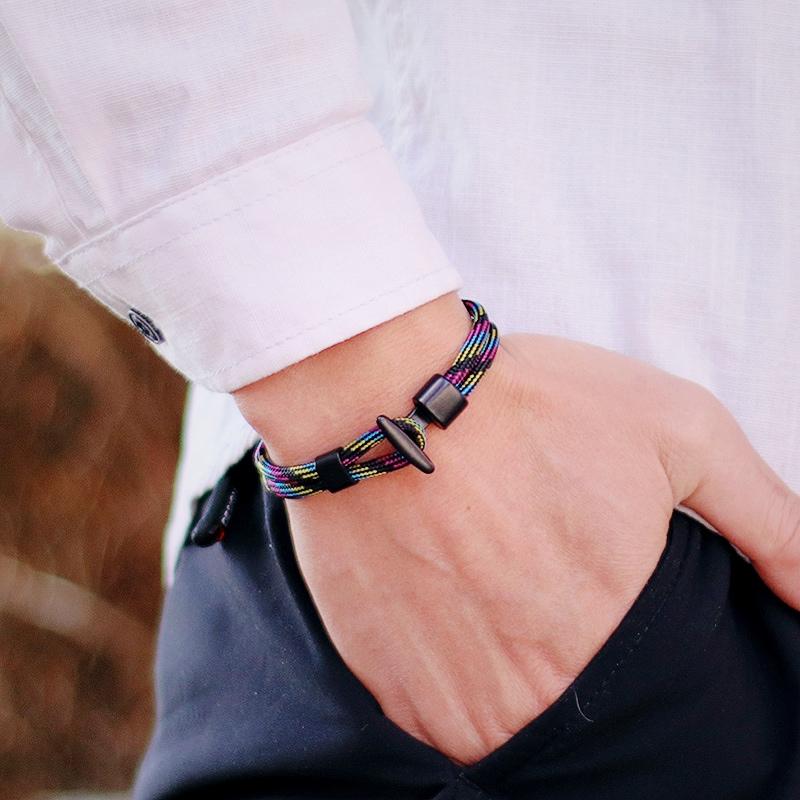 New In Paracord Bracelets Viking Pirate Men Rope Braclet Survival Matching Festival Accessories Pulseiras Masculina Gift For Him