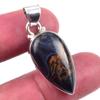 Natural Pietersite Gemstone 925 Solid Sterling Silver Jewelry Pendant 1.50" O4K09
