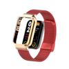 Металлический ремешок для Xiaomi Mi Band 8 pro, браслет для Xiomi Mi Band 8pro, металлический ремешок для часов, защитный чехол из нержавеющей стали