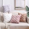 Plush Pillow Ins Nordic Double-sided Plush Home Sofa Pillow Cover Office Cushion Cover