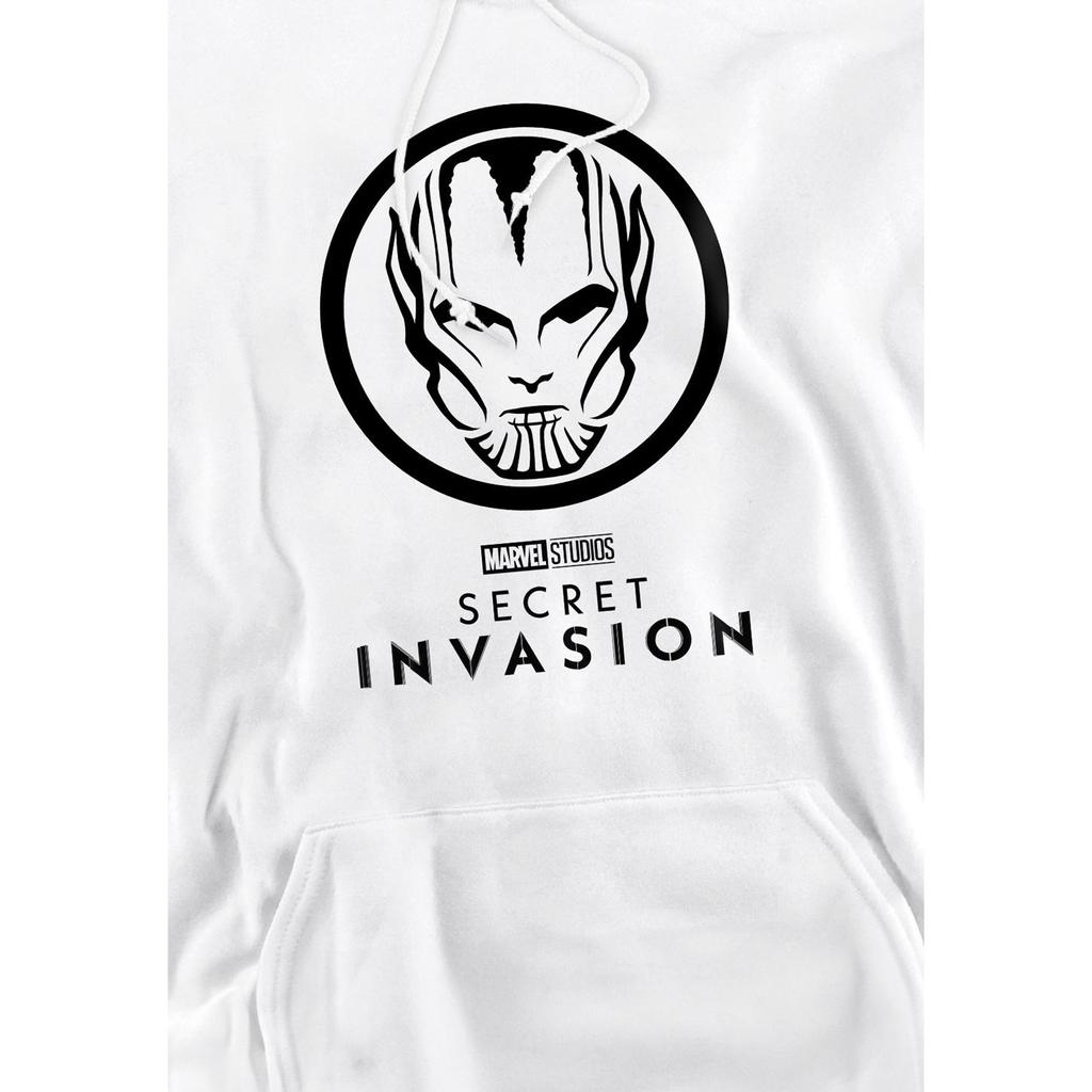Marvel Мужская толстовка с капюшоном Secret Invasion Mono Badge