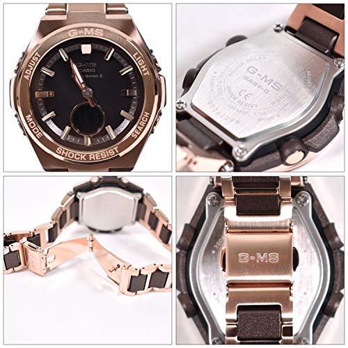 [Casio] Baby-G G-MS Radio Solar MSG-W200CG-5AJF Women's Watch, Pink/Pink Gold