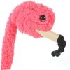 HEALSOPTHY Flamingo Marionette Plüsch Tiermarionette Mit Bambuszugschnur Interaktives Puppenspiel Familienspiel Dekoration